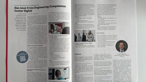 cross-ING im MEM Magazin: Industrie digital voranbringen