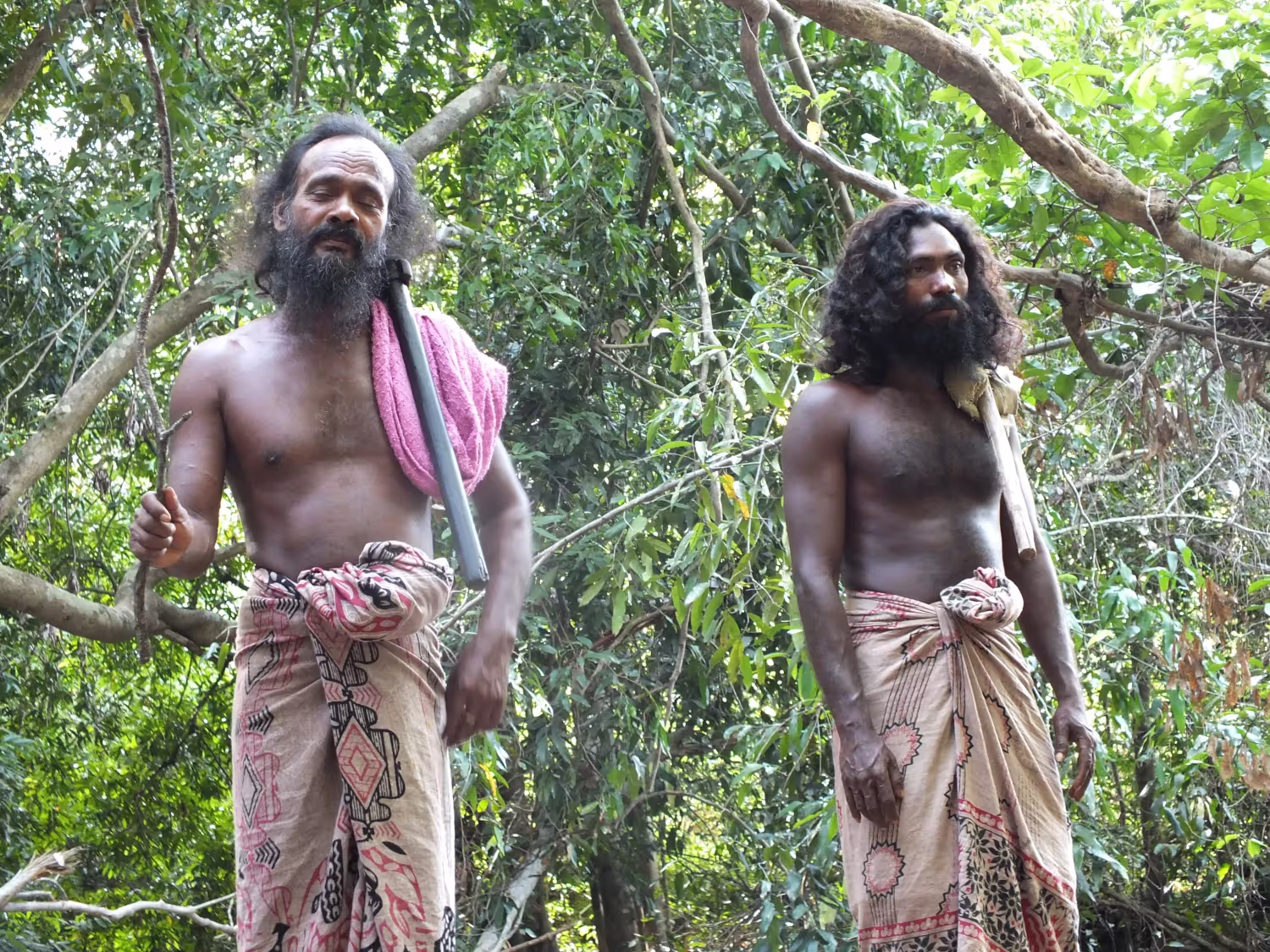 Veddha tribes at Gal Oya Lodge
