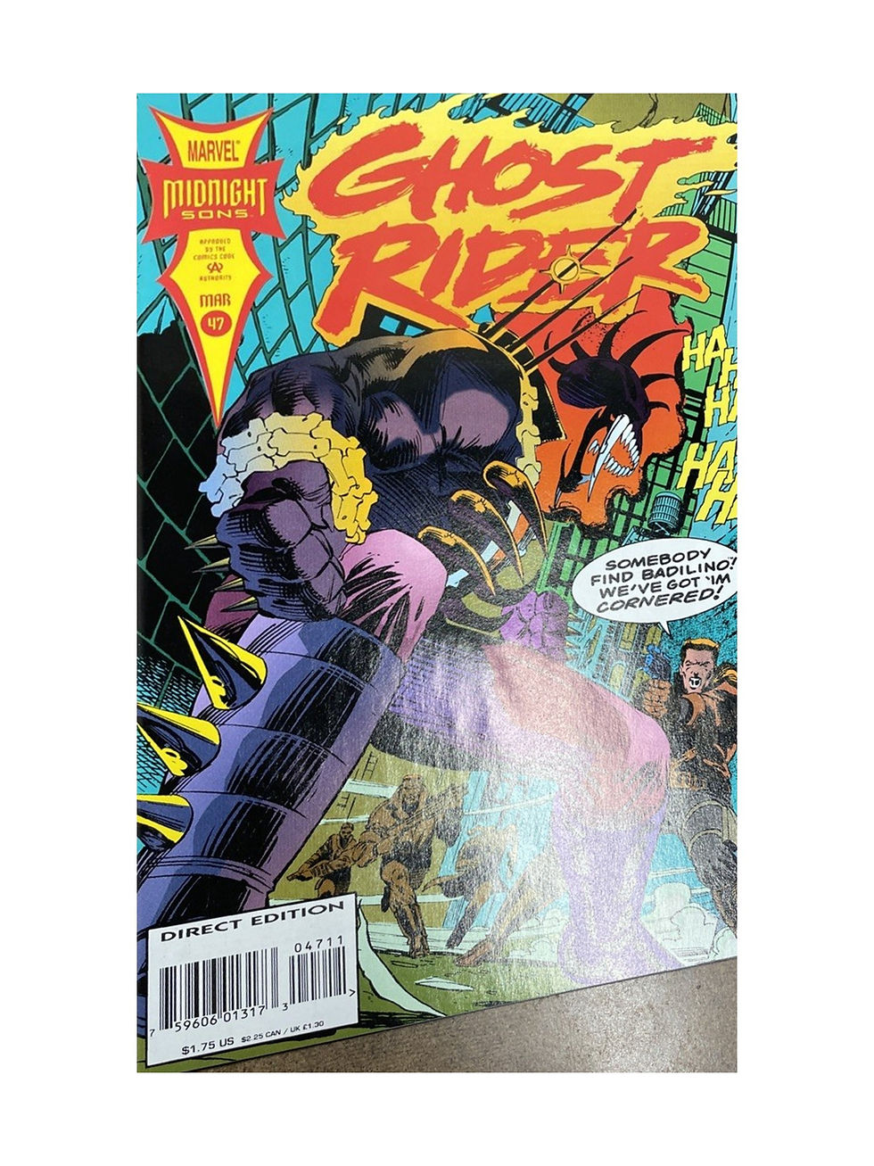 Thumbnail: Marvel Comics Midnight Sons Ghost Rider #47 - Vol. 2 - VF+