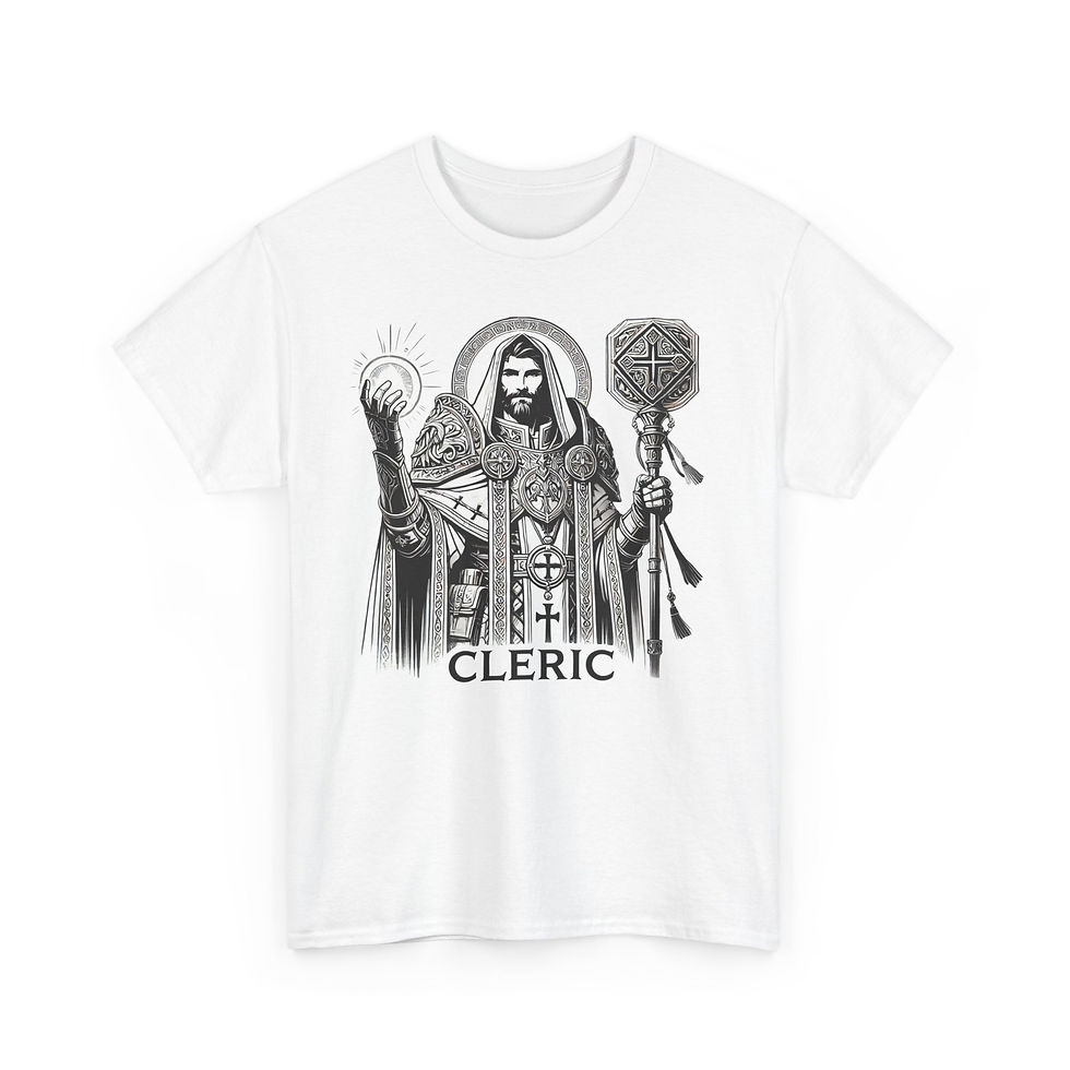 Thumbnail: Cleric Class RPG Game Night T-Shirt 
