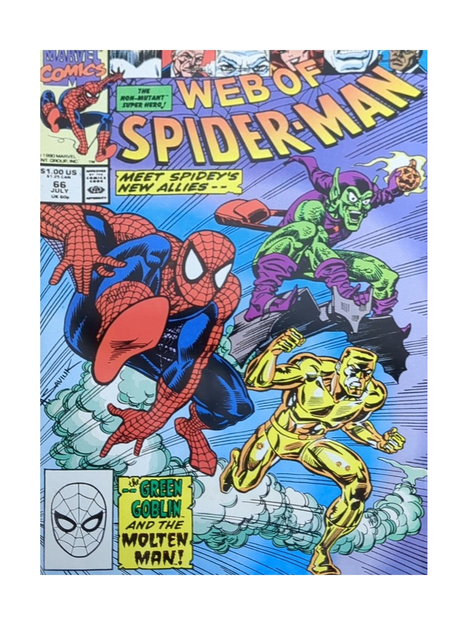 Web of Spider-Man #66 - VF