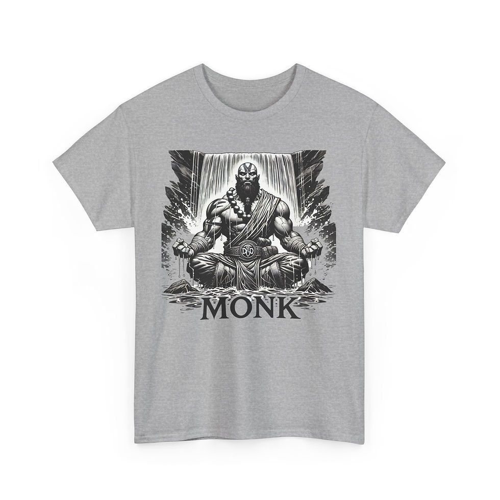 Thumbnail: Monk Class RPG Game Night T-Shirt 