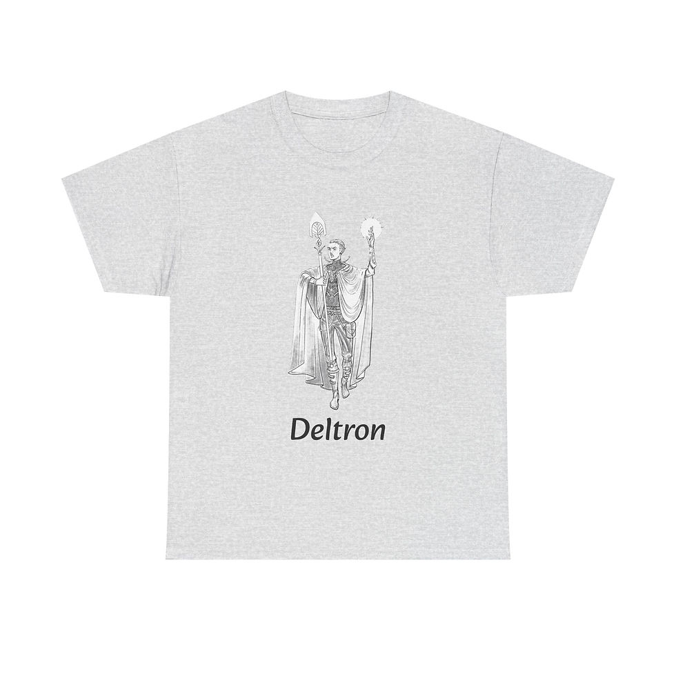 Thumbnail: Karwind's Collectibles: Deltron Character Profile Sketch Unisex Heavy Cotton Tee