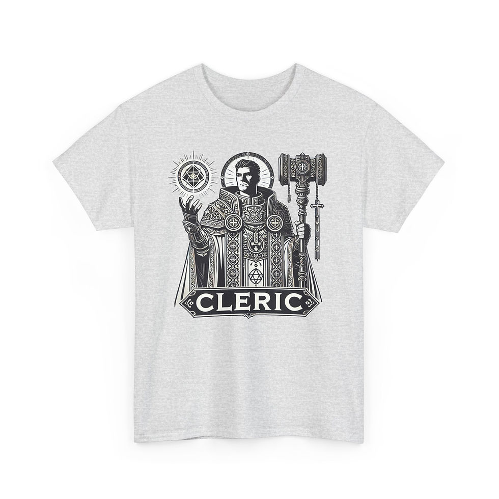 Thumbnail: Cleric Class RPG Game Night T-Shirt 