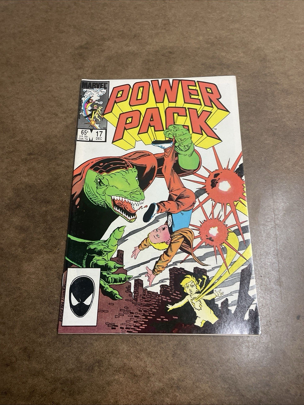 Thumbnail: Power Pack #17 - 1984 series Marvel comics - VF+