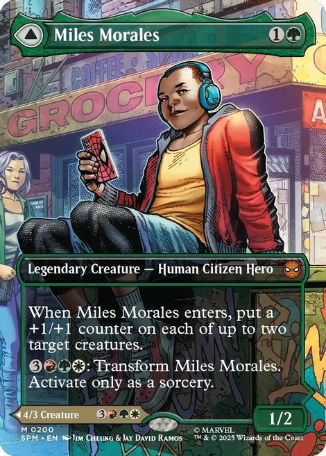 Miles Morales #200, scene — front face