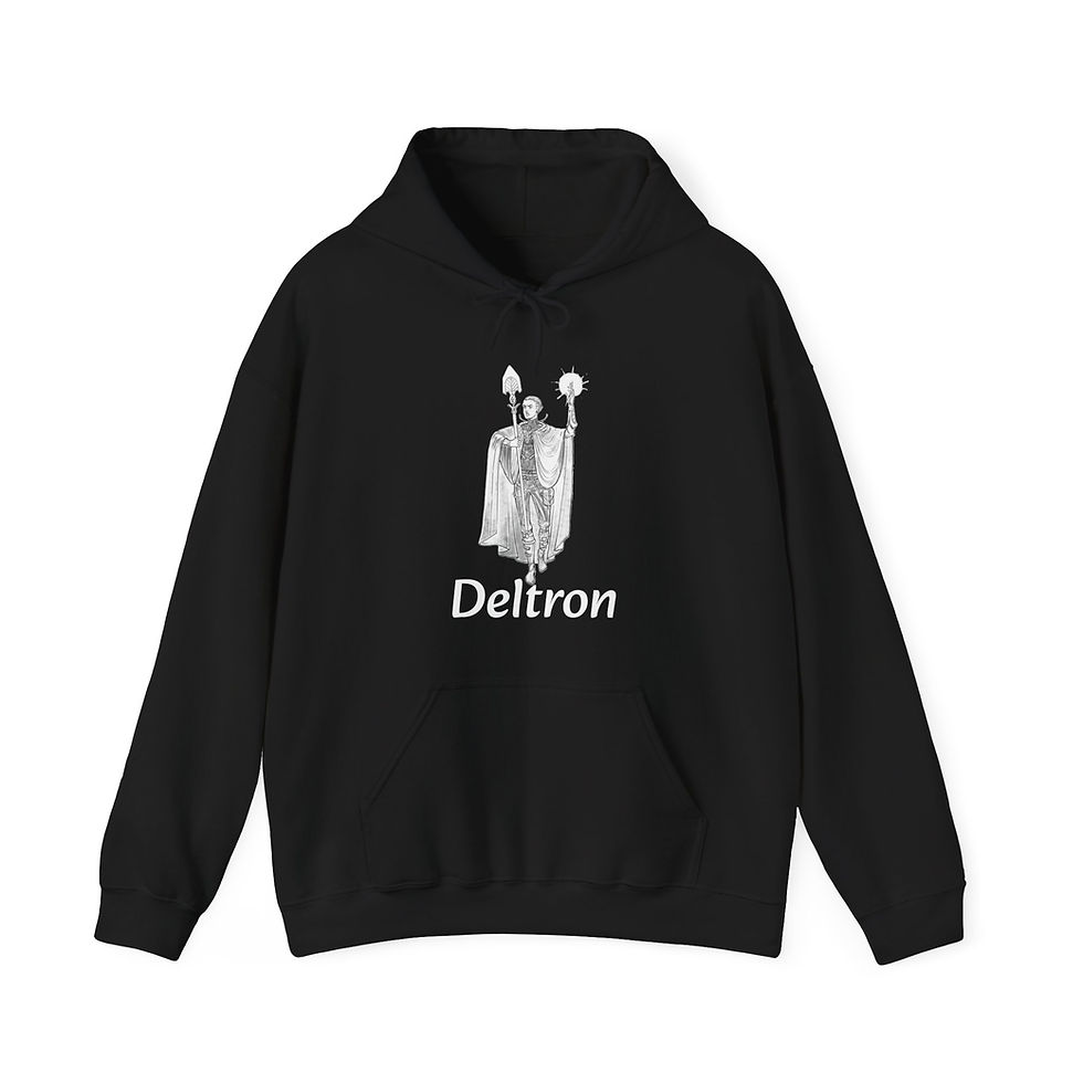Thumbnail: Karwind's Collectibles: Deltron Character Profile Sketch Hoodie