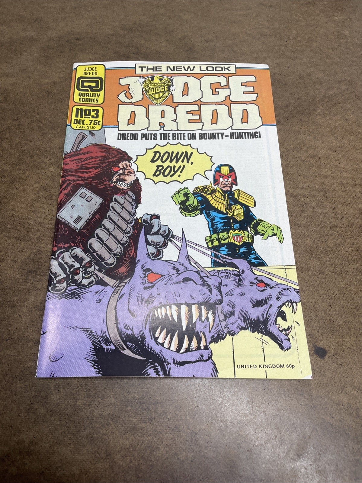 Judge Dredd (Quality Periodicals, 1986 Series) #3 (38) Dec-1986 - VF+
