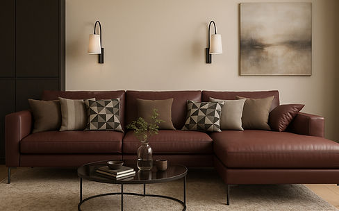 Modernes Wohnzimmer in zeitlosem Design – Interior Design für Familienhaus in Köln