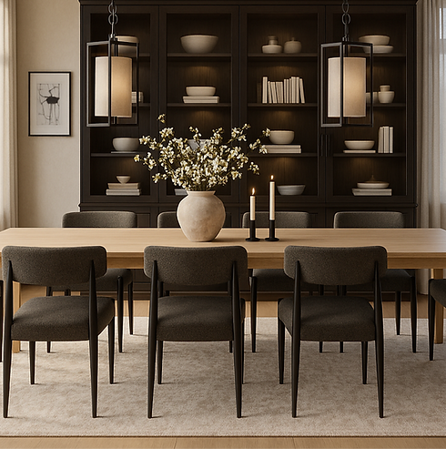 Modernes Esszimmer in Köln, Bonn & Umgebung – Interior Design von KERN INTERIEUR für Familienhäuser