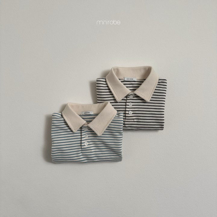 Thumbnail: Striped Collar Sweatshirt
