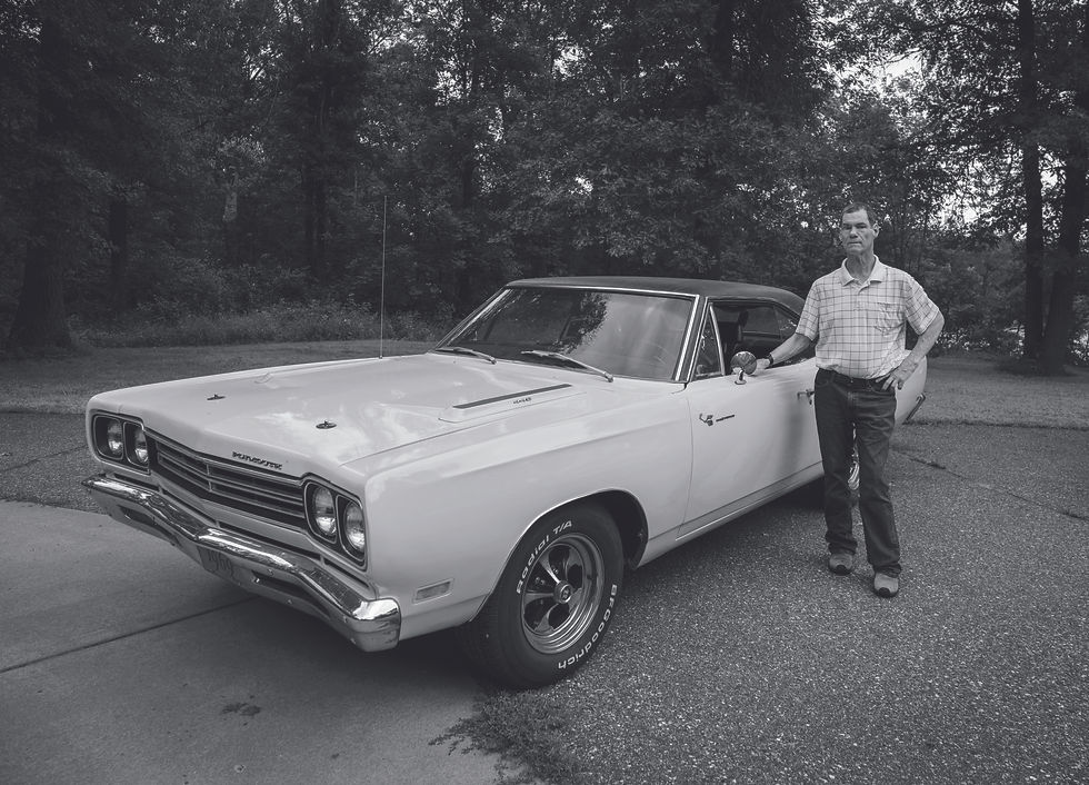 Buddy with his 1967 Plymouth Road Runner, 2025