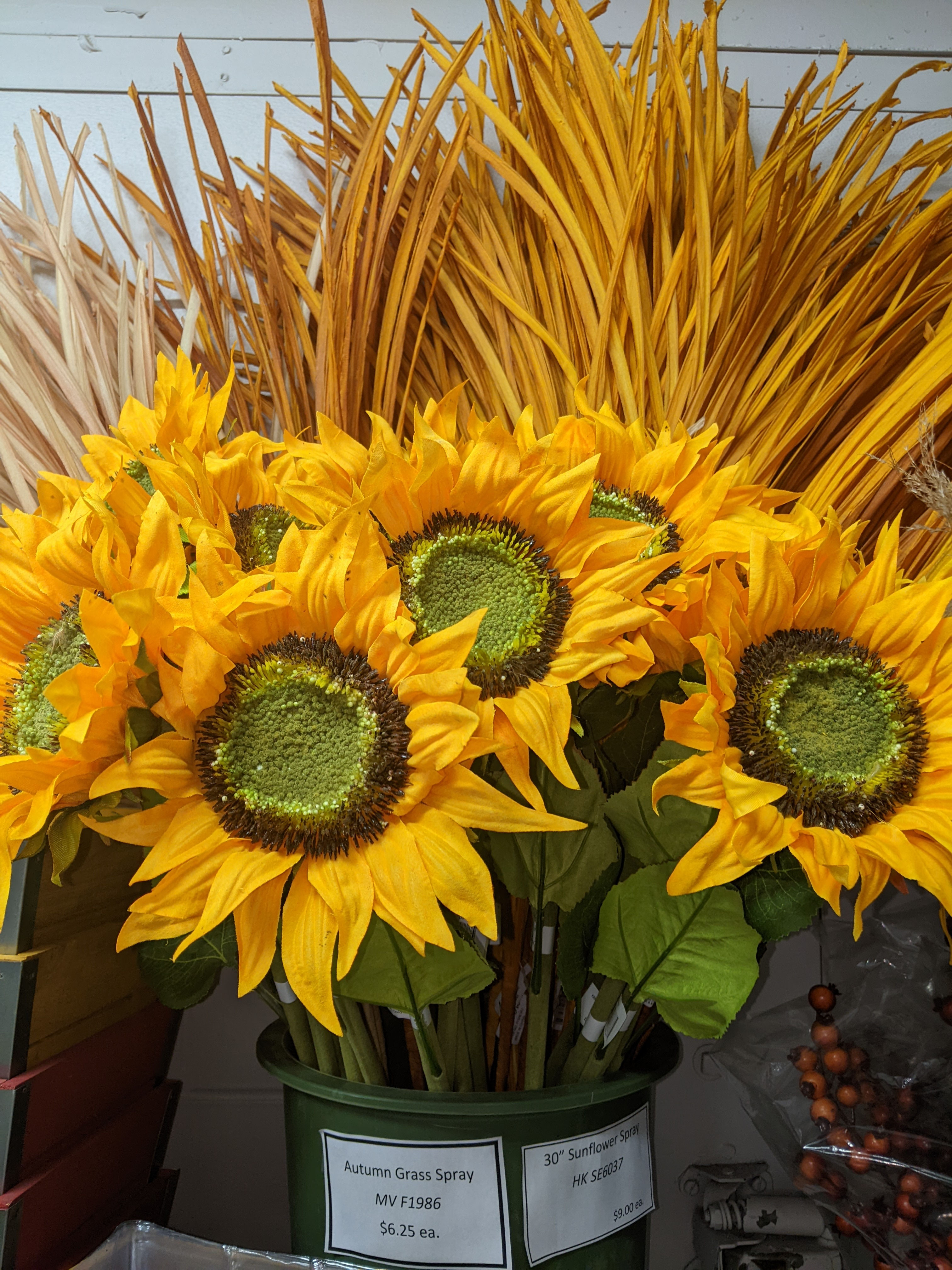 Silk Sunflowers