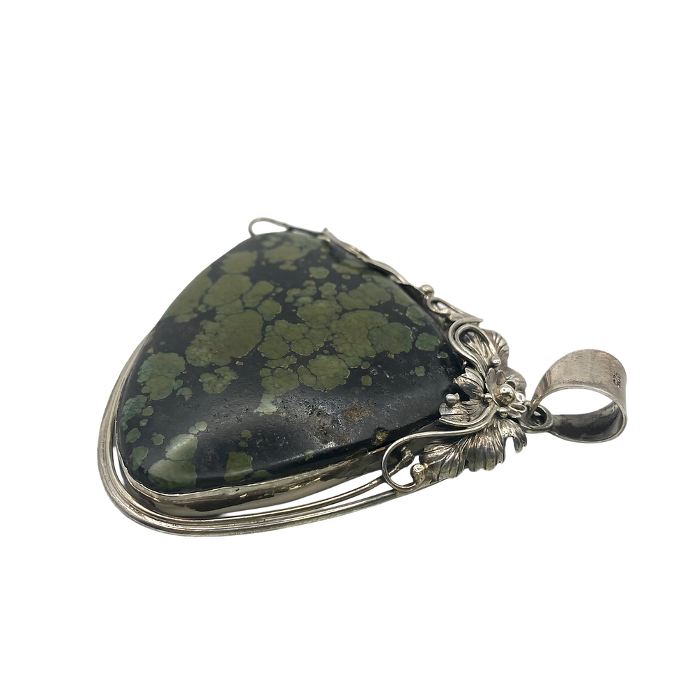 Thumbnail: Turquoise & Sterling Silver Pendant