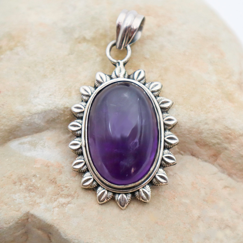 Thumbnail: Vintage Amethyst & Sterling Silver Starburst