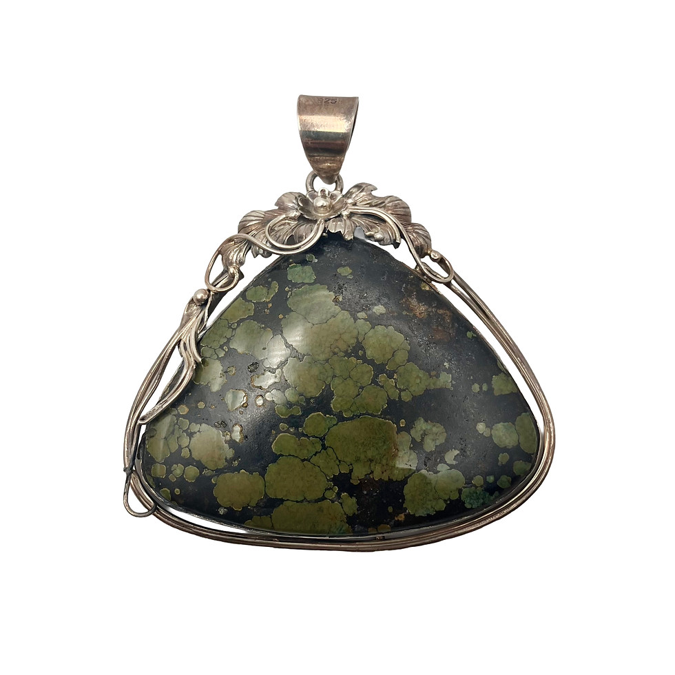 Thumbnail: Turquoise & Sterling Silver Pendant