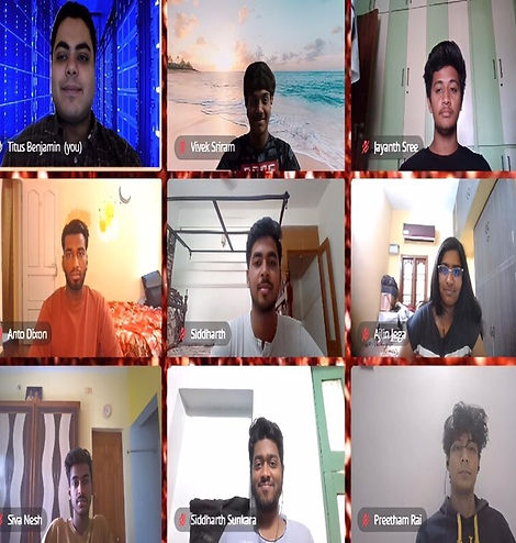 Students participating in technology training and internships at HILITE India