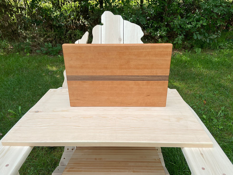 Thumbnail: Cutting Board - Cherry with Walnut Center