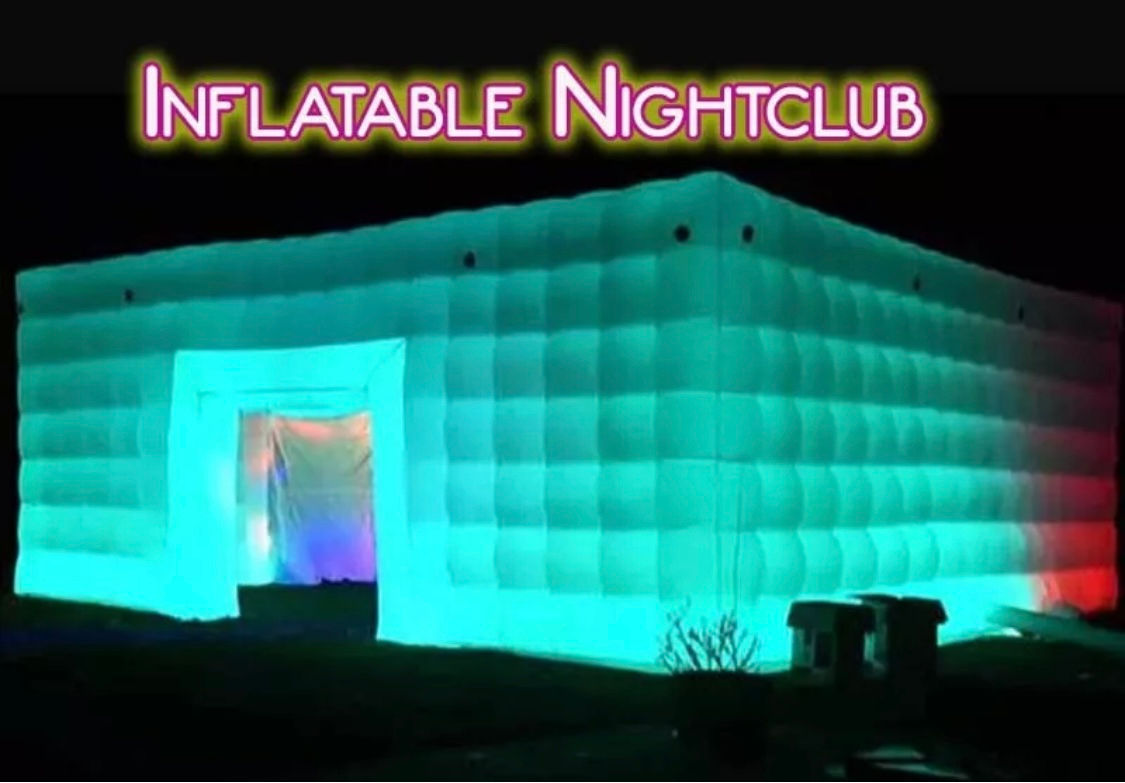Inflatable Night Club 30X30. Multi-Color