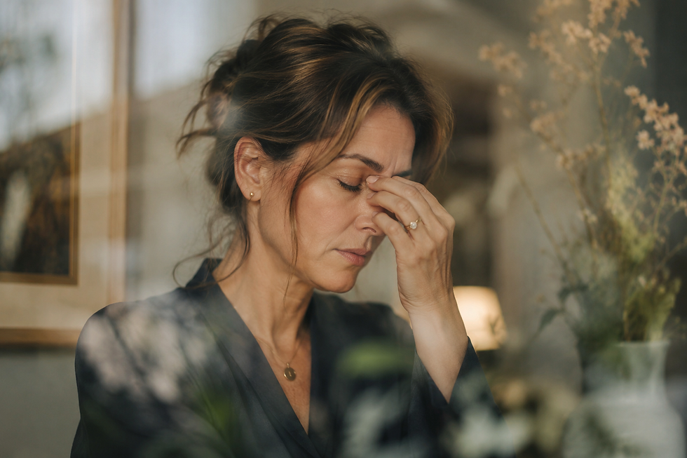 Woman with Dry Eyes