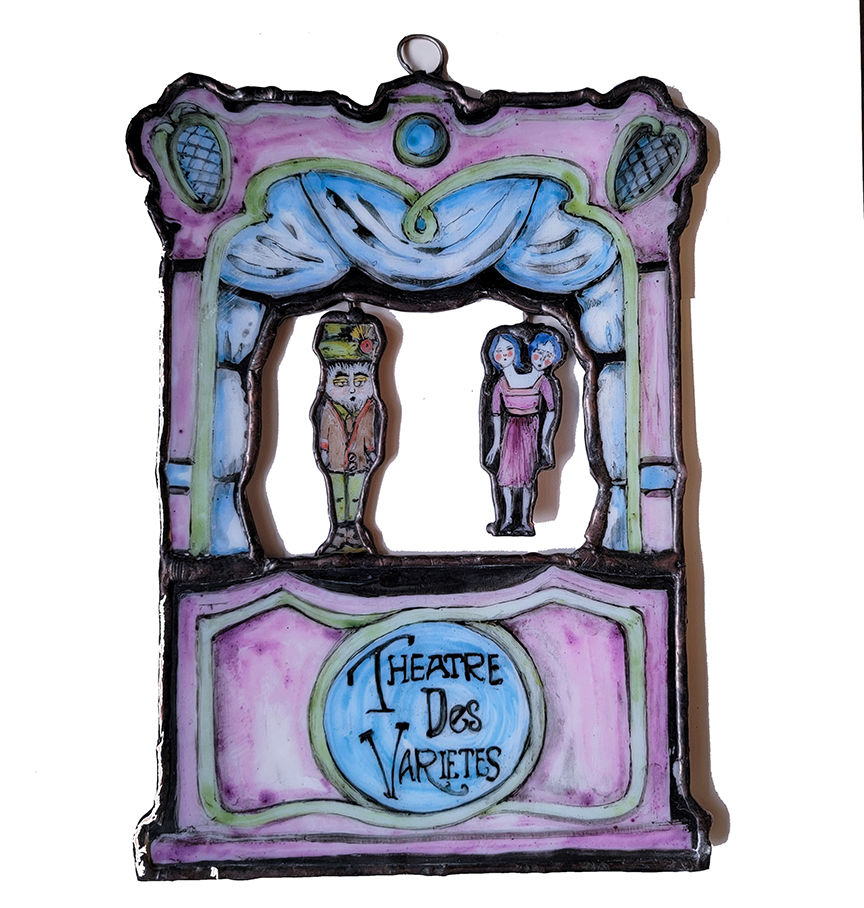 THEATRE DES VARIETES | GLASS PUPPET | WALL ART