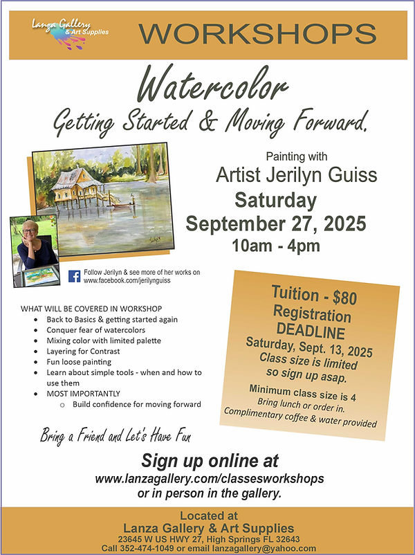 Watercolor Workshop by Jerilyn Guiss