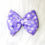 Thumbnail: Lavender Polka Dot Bow