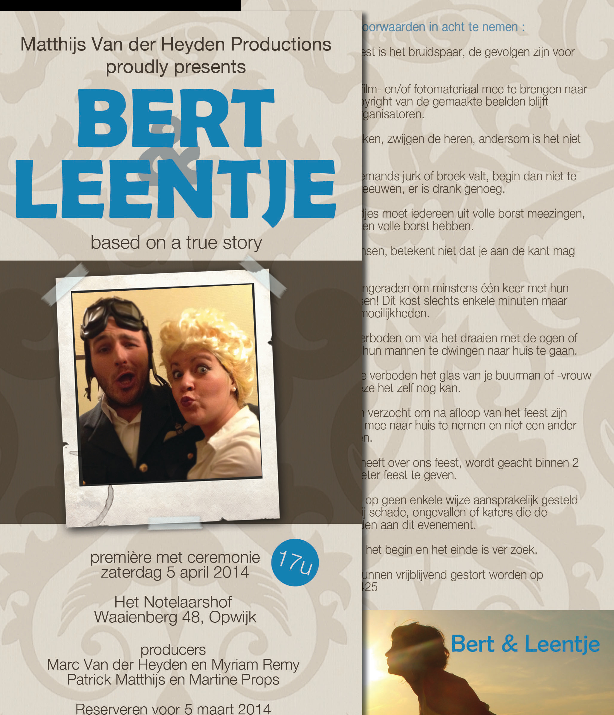 Leen en Bert collage