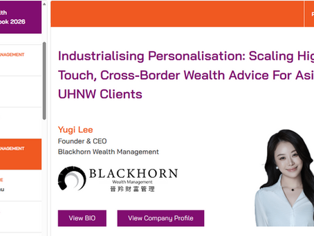 Industrialising Personalisation in Asia’s Private Wealth Landscape