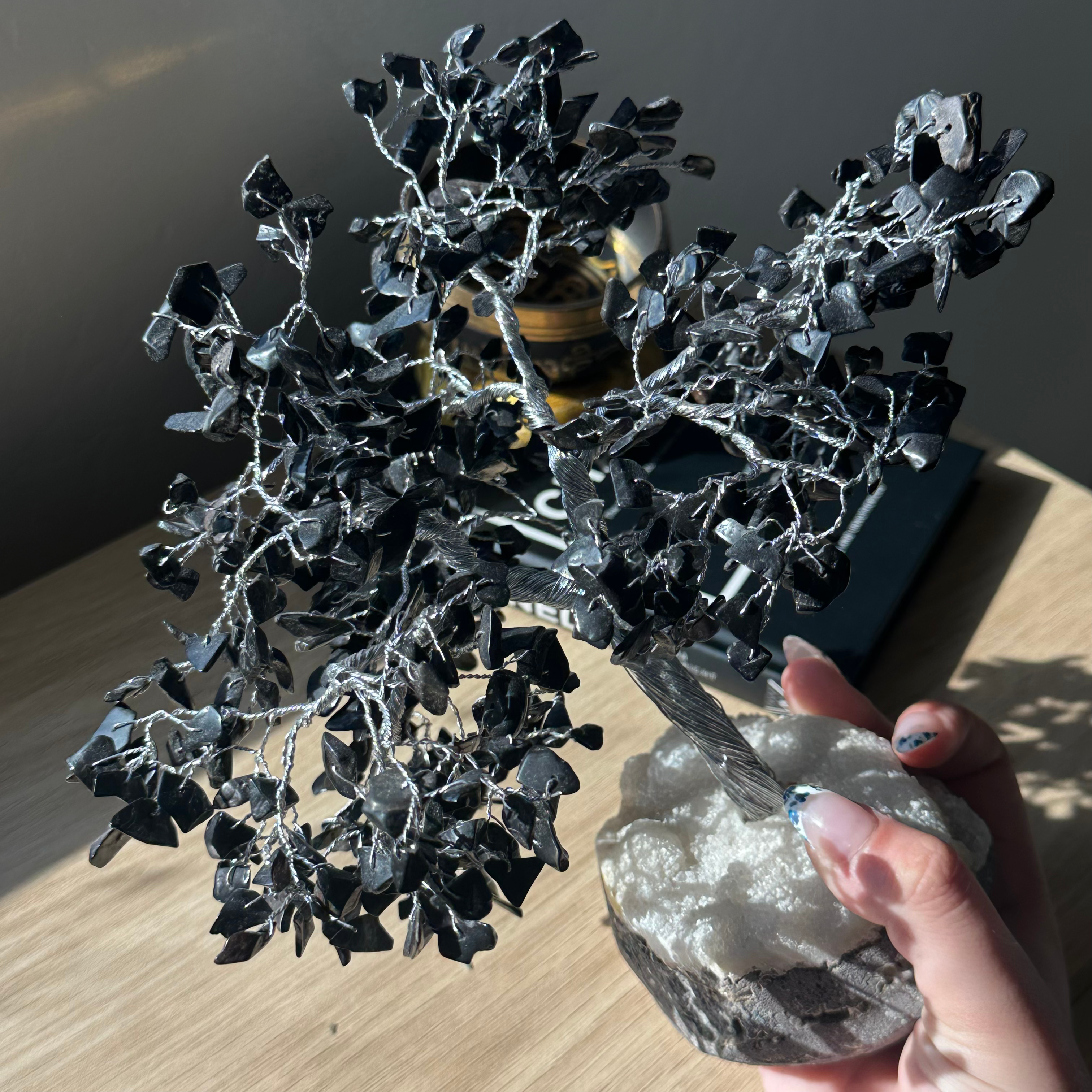 OBSIDIAN CRYSTAL TREE 🖤