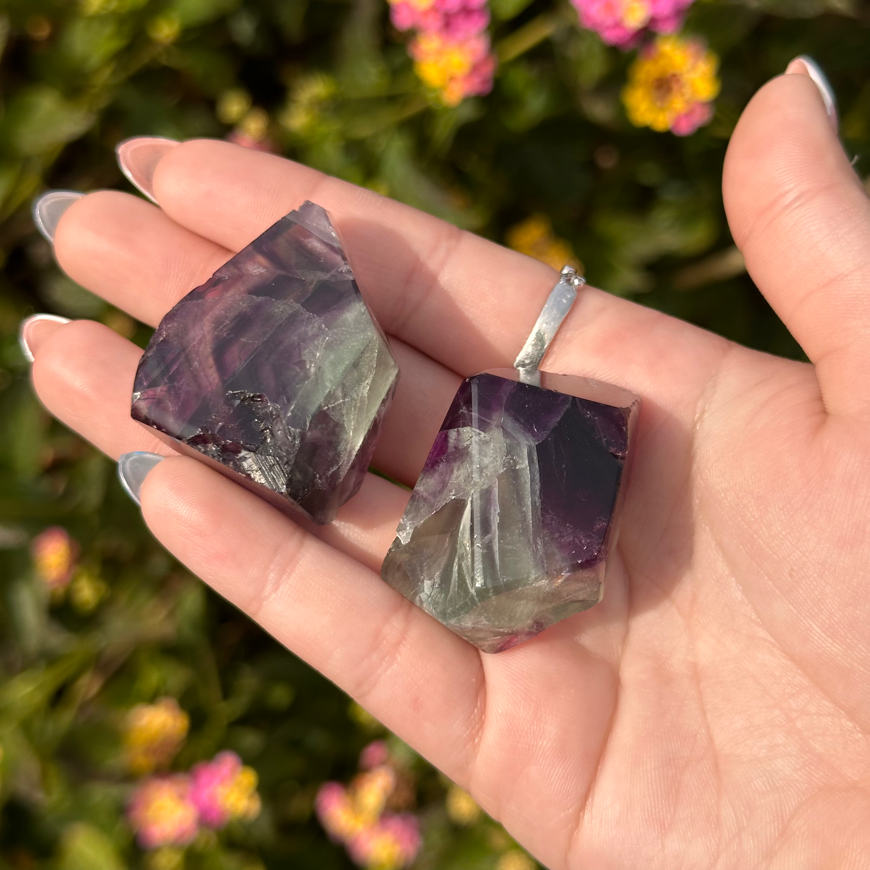 FLUORITE MULTIFACETED FREEFORM