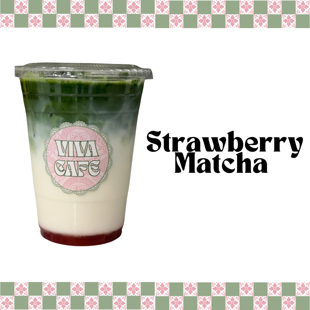 Strawberry Matcha Latte