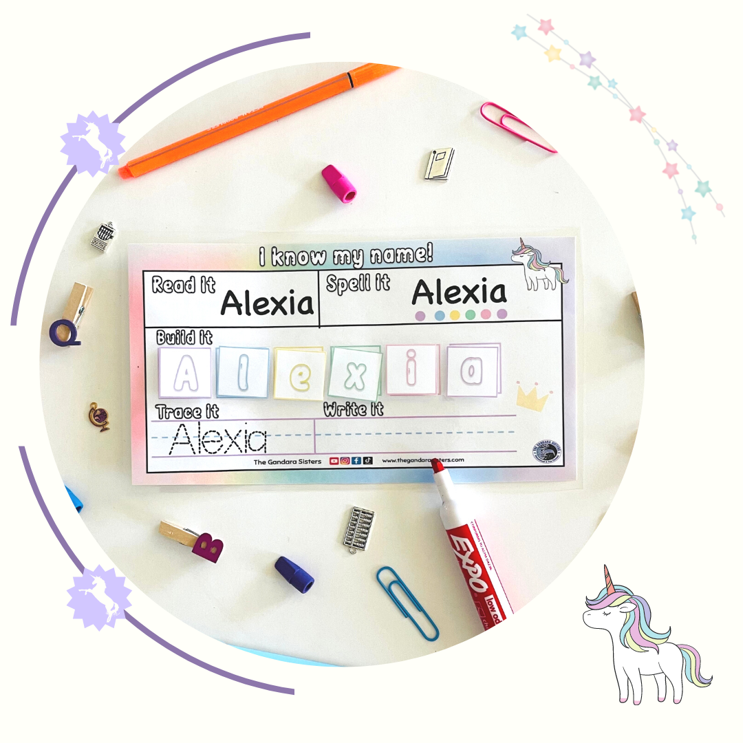 Designed Name Mat (Unicorn)