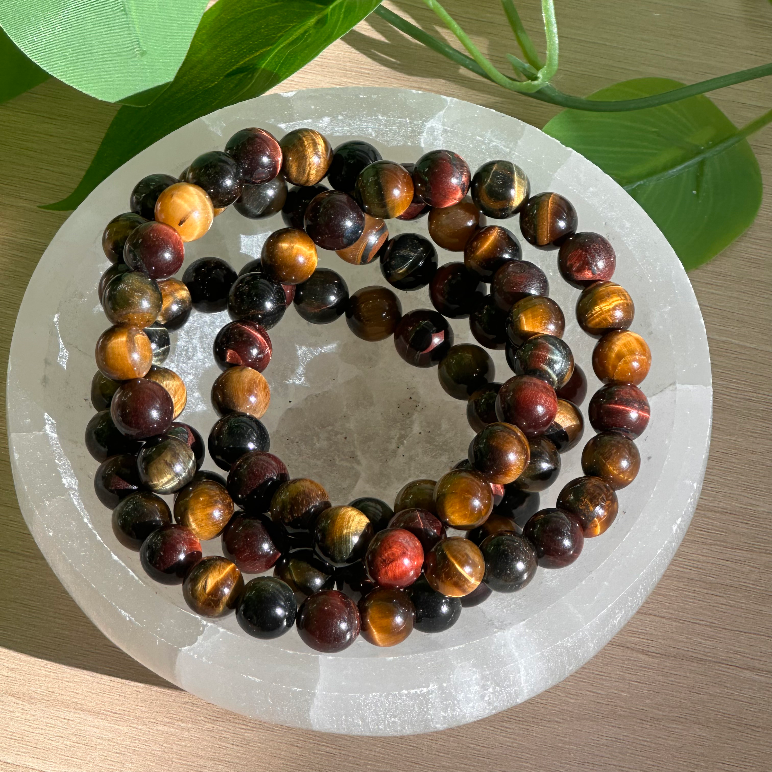 MULTICOLOR TIGERS EYE BRACELET