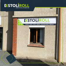 Pose de notre enseigne à notre agence de Lavaur