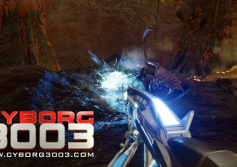 Cyborg3003, the horror game, a super weapon against monsters
