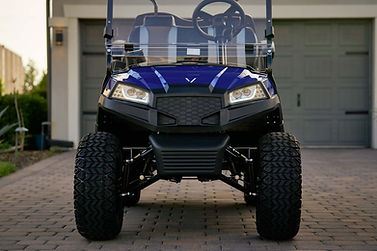 Sales Landing Page Golf Car