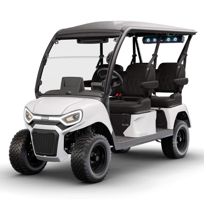 2027 E-Z-GO Liberty 4F XTL ELiTE Bright White Golf Car