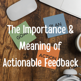 Sticky notes on a desk