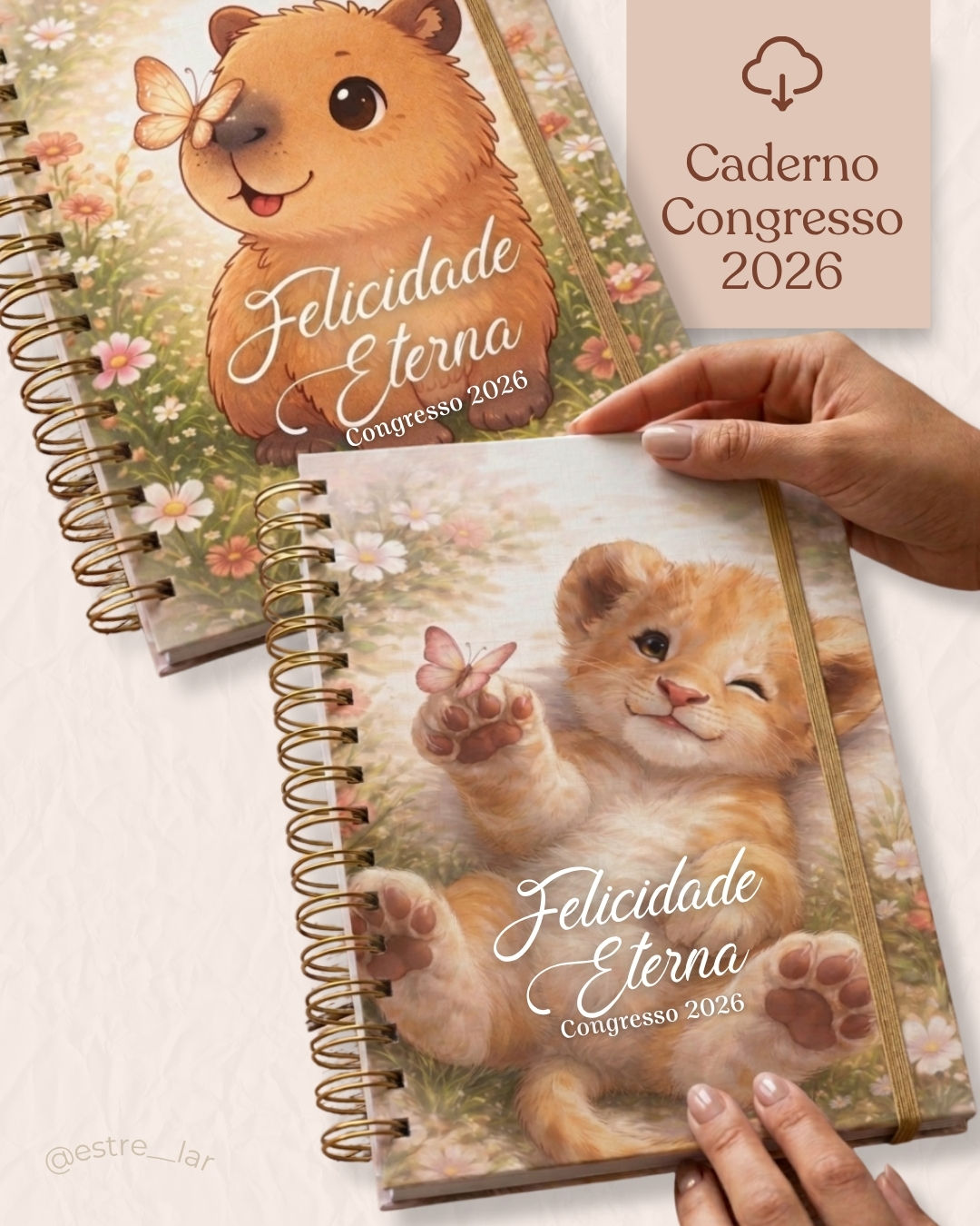 Combo 2 Cadernos Congresso 2026