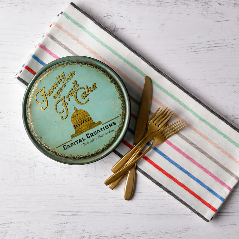 Thumbnail: Pâtisserie Striped Cotton Towel