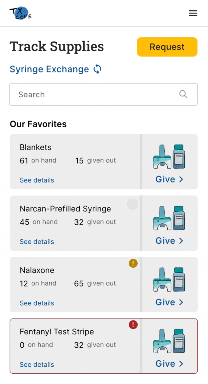A demo of a search bar that scrolls with the page
