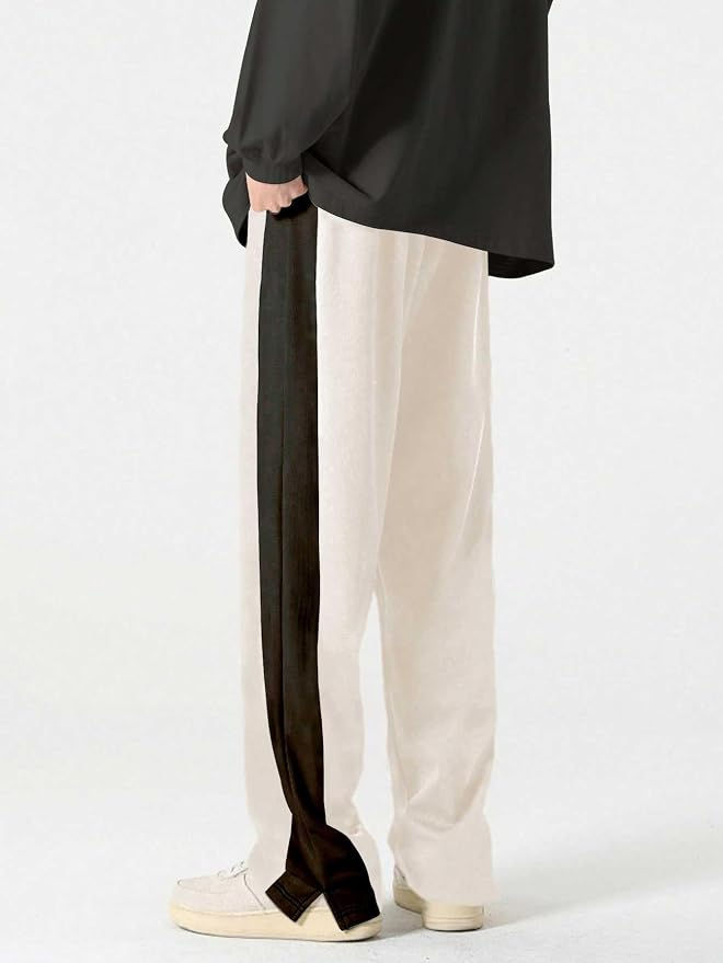 थंबनेल: Men's Baggy Track Pants | Oversized Loose Fit Joggers