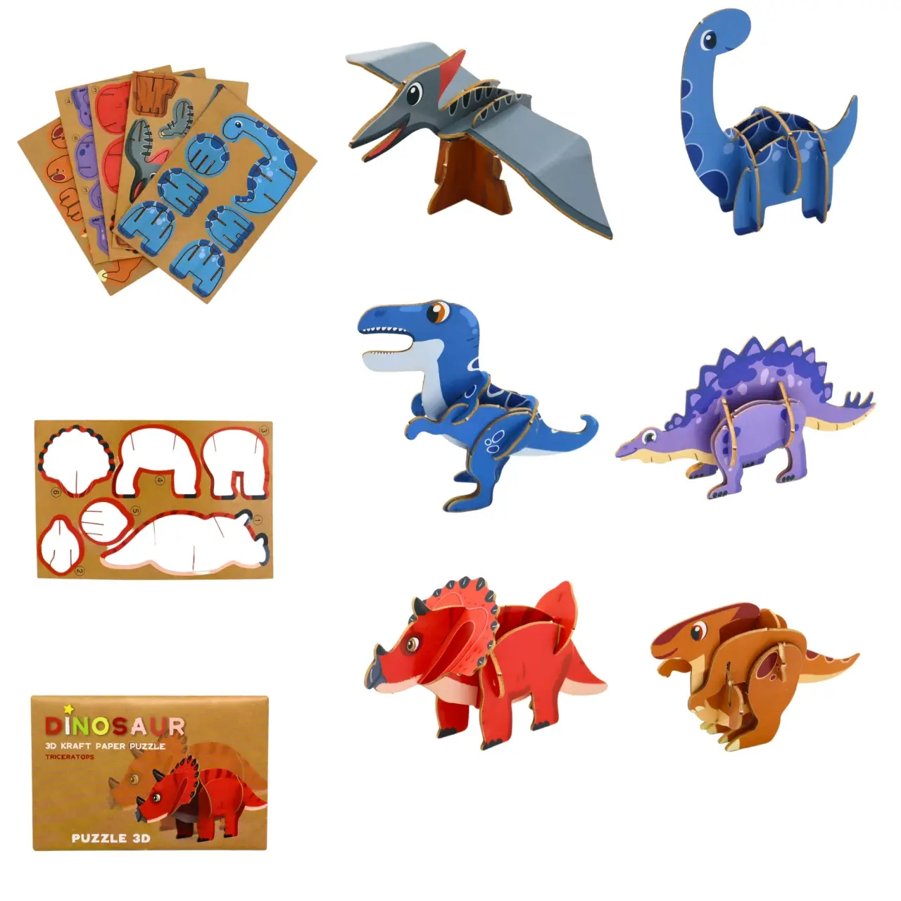 Puzzle 3D dinosaure
