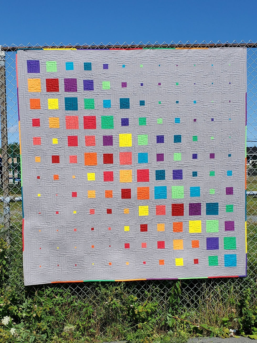 Thumbnail: Colour Pops Quilt  Pattern - Wild Daisy Quilts
