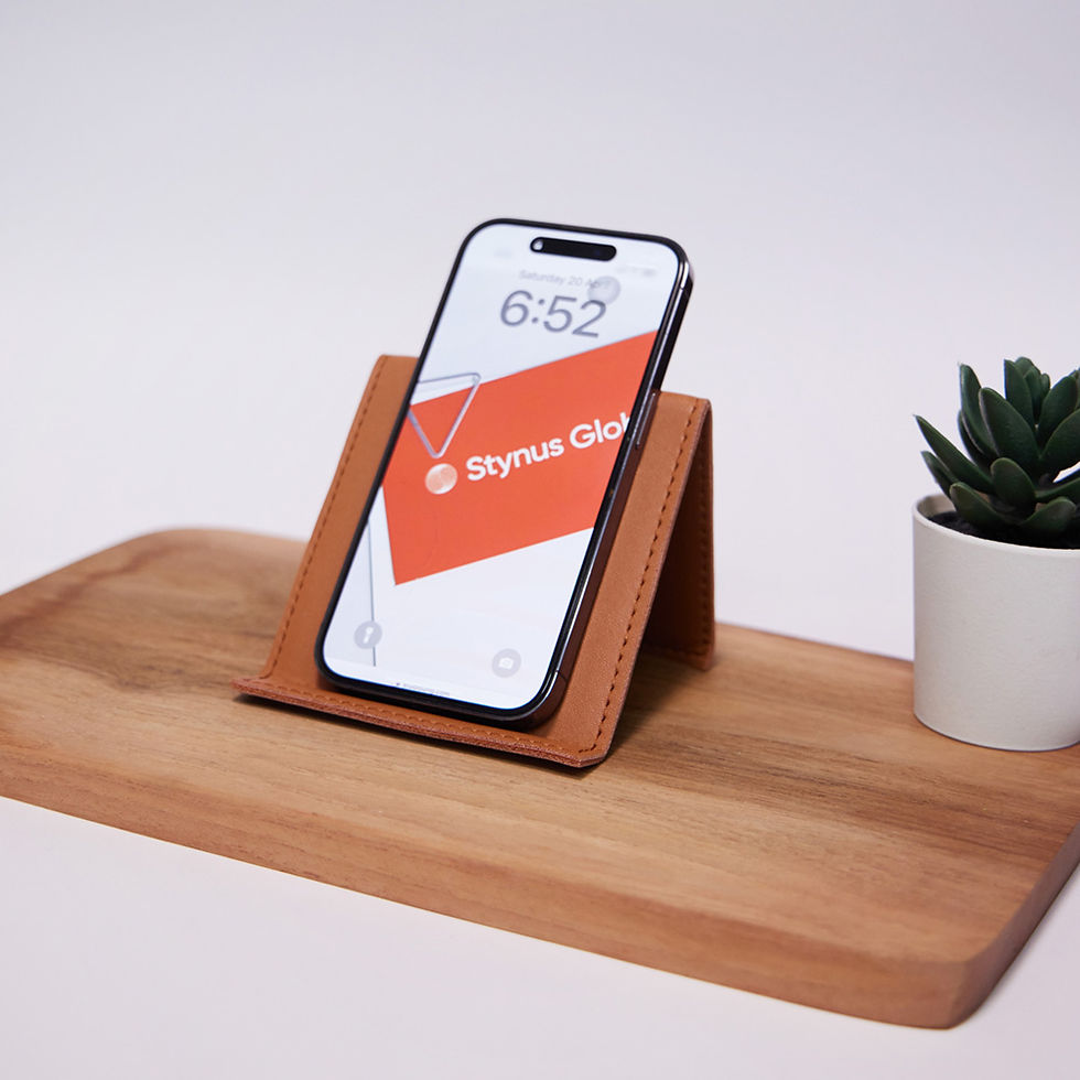 Mobile Stand, Leather Mobile Stand, Functional design mobile stand, Simple mobile stand