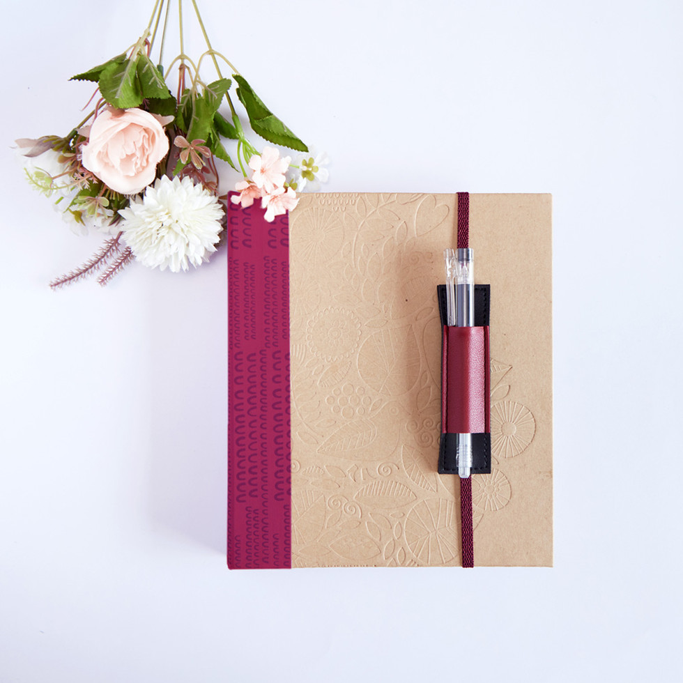 Bookmark, Bookmark with penholder, diary pen holder, personalized bookmark, penholder, pen holder