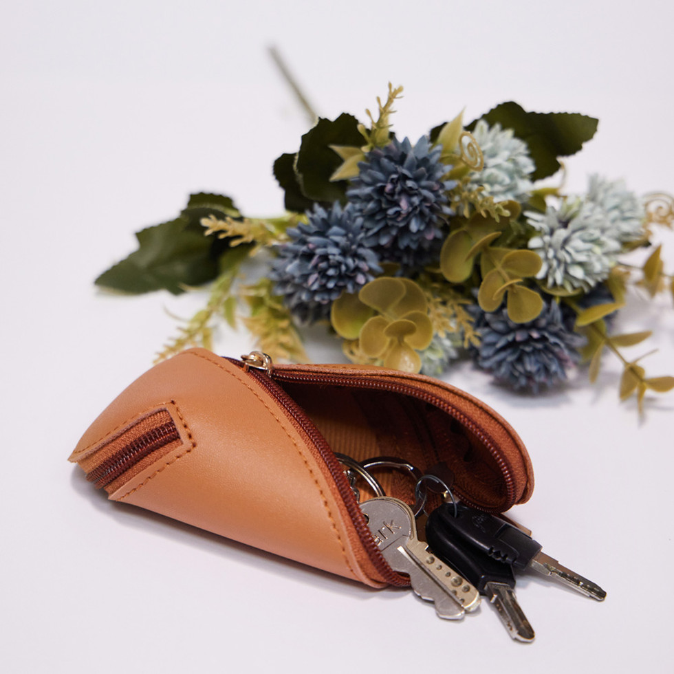 Tan pouch, Cosmetic Pouch, Fancy Pouch, Personalized Pouch