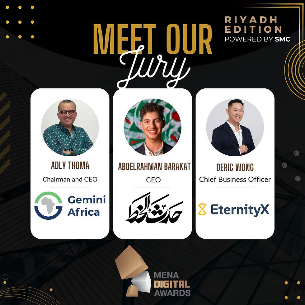 MENA Digital Awards Jury - Deric Wong