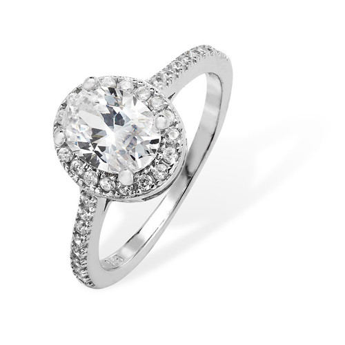 Oval Cluster Ring Cameo Jewellers